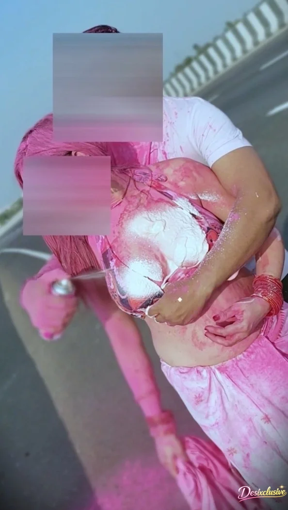 Leaked Pankhuri Kunal Outdoor Holi Dare Sex Video | Desihub